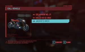 How to access Garage Cyberpunk 2077