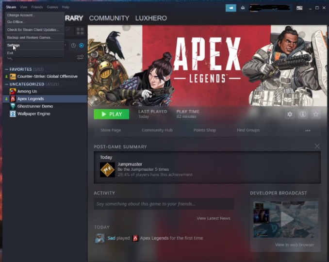 How to Show FPS in Apex Legends (Steam)