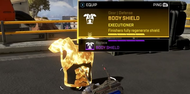 Golden Body Shield