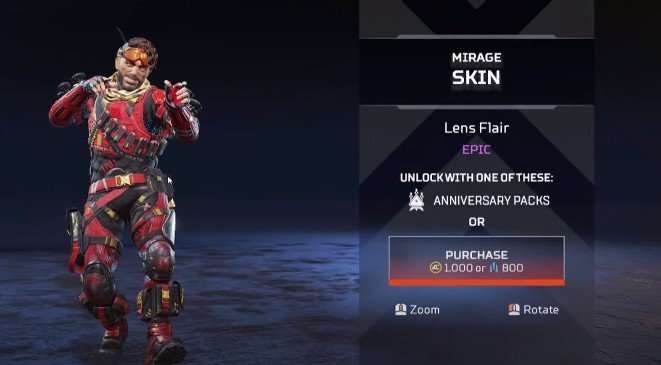 Mirage Lens Flair New Skins