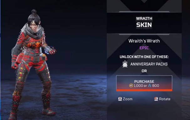 Wraith's Wraith New Skins