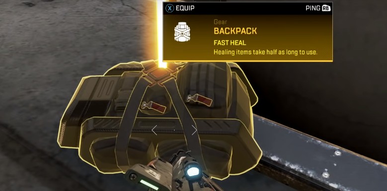 golden backpack apex legends