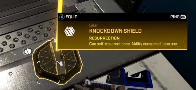 knockdown shield legendary item apex legends