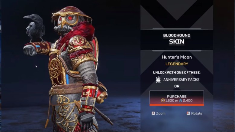 Bloodhound Hunter's Moon New Skins