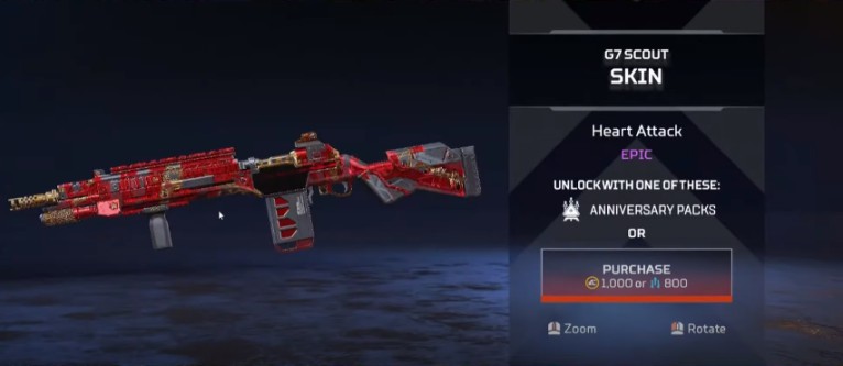 G7 Scout Heart Attack Skin
