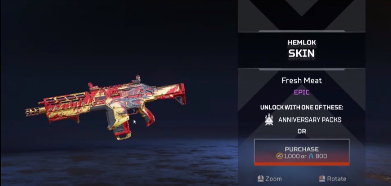 Hemlok Fresh Meat New Skin