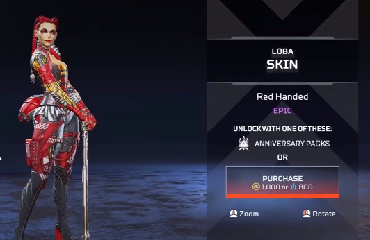Loba Red Handed New Skins