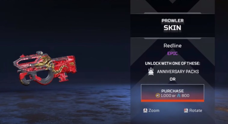 Prowler Redline New Skin