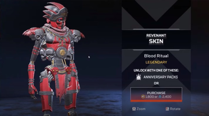 Revenant Blood Ritual New Skins
