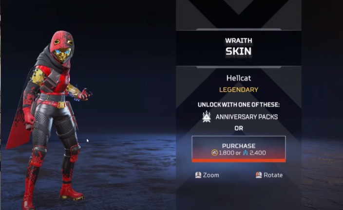 Wraith Hellcat New Skins