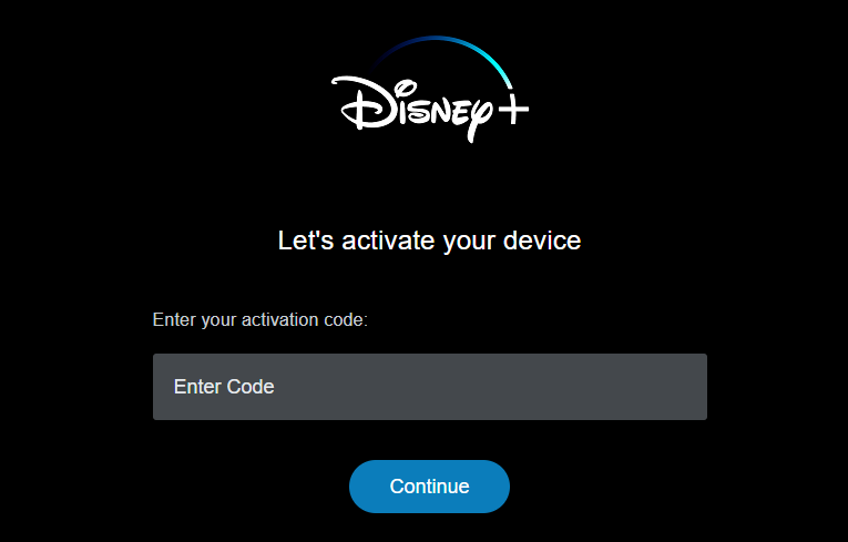 Disneyplus Login Begin 8 Digit Code You See On TV