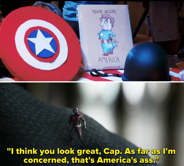 Captain America's Ass