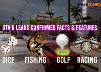 GTA 6 Leaks new features golf racing fishing dice