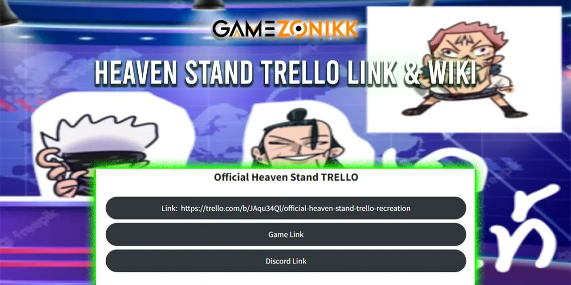 Heaven stand Trello Roblox