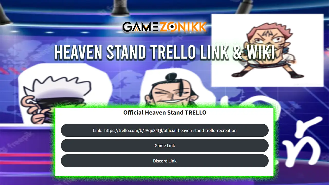 Stands Awakening Trello Link & Discord Invite Link in 2023