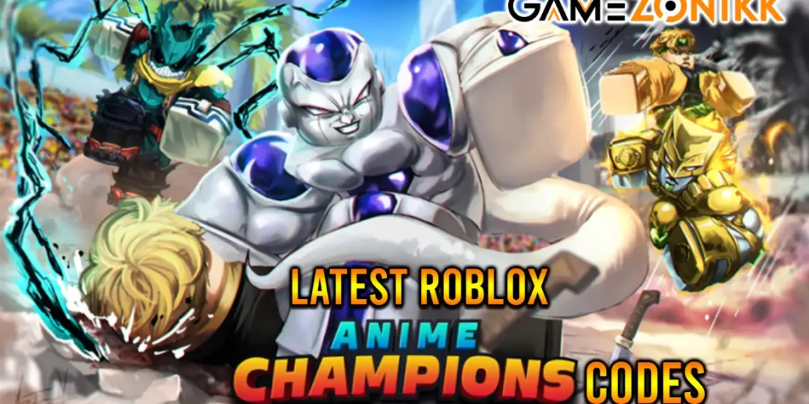 Roblox anime champions simulator codes
